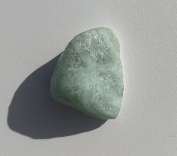 Tumbled Chrysoprase with Quartz Stone